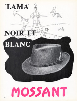 Mossant (Men's Hats) 1955 Lama, Raymond de Lavererie