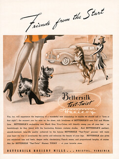Bettersilk (Hosiery) 1940 Stockings, Dogs