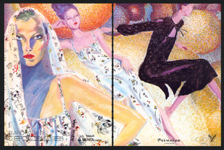 Silvano Malta Per Pims 1976 Fashion Illustration Glenn