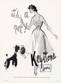 Keystone Lingerie 1955 Poodle