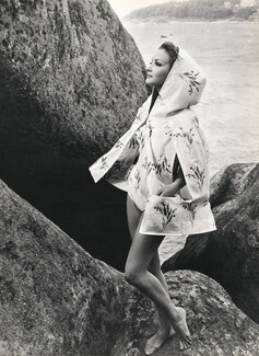 Marie-Rose Lebigot (Swimwear) 1963 Maillot piqué blanc Simonnot-Godard