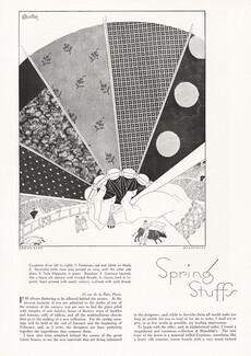 Coudurier, Bianchini 1931 Fabrics by Charles Martin, Corrida