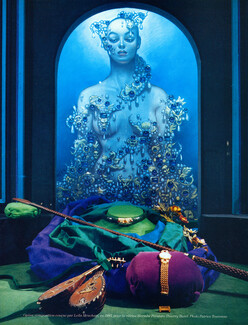 Hermès (Boutique) 1987 Opéra, Composition de Leïla Menchari, Illustration Thierry Bruet
