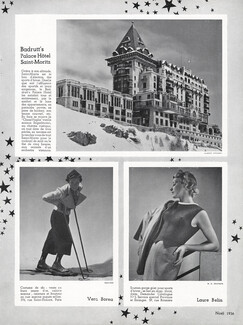 Véra Boréa, Laure Belin 1936 Badrutt's Palace Hotel Saint-Moritz