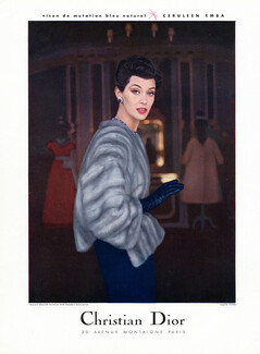 Christian Dior (Fur Clothing) 1956 Store, Photo Virginia Thoren