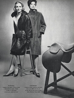 Dior Boutique, Cardin 1961 Selle d'Hermès, Photo Sieff