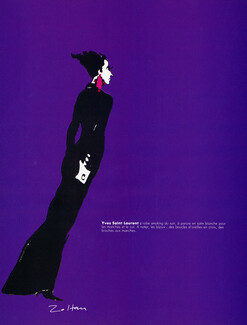 Yves Saint Laurent 1988 Zoltan Robe Smoking