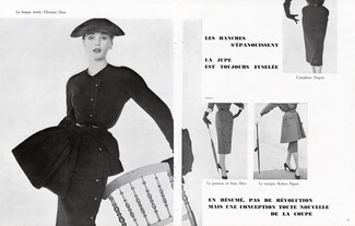 Christian Dior 1951 La Basque Nouée, Photo Russel