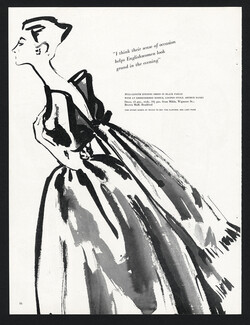 Alfredo Bouret 1960 Evening Dress from Mikla