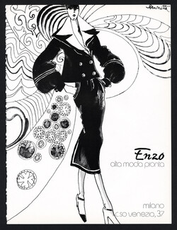 Enzo Alta Moda Pronta 1975 Brunetta