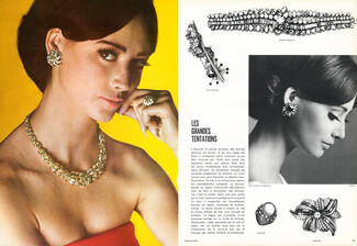 Mauboussin, Cartier, Van Cleef & Arpels, Boucheron, Harry Winston 1963 Article, 3 pages