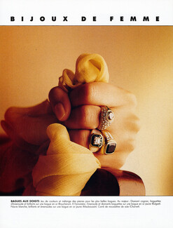 Bagues aux doigts 1987 Boucheron, Bulgari, Mauboussin