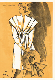 Mad Carpentier (Couture) 1945 René Gruau