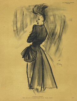 Marcelle Dormoy 1945 Coudurier Fructus Descher, René Gruau