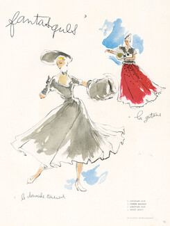 Christian Dior - Le Derviche Tourneur 1947 Maggy Rouff - La Gitane, Raymond Baumgartner