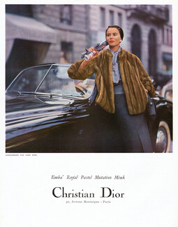 Christian Dior (Fur Clothing) 1951 Store, Photo Gene Fenn