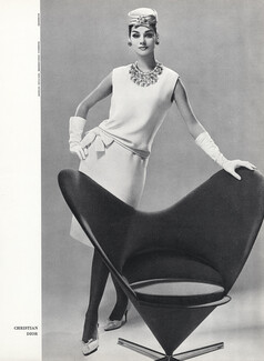 Christian Dior 1961 Sièges de "Plus Linje" Jelinko & Cie