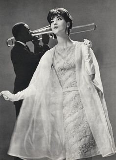 Christian Dior 1961 René Véron, Jazz Band, Fashion Photography