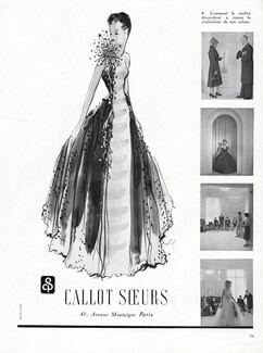 Callot Soeurs 1938 Salons, 41 Avenue Montaigne