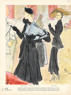 Robert Piguet, Balenciaga 1948 Eric, Fashion Illustration