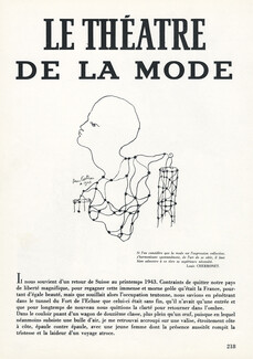 Jean Cocteau 1945 Le Théâtre de la Mode (First Page Only)