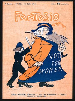 Roubille 1914 Suffragettes Vote For Women, Cover Only