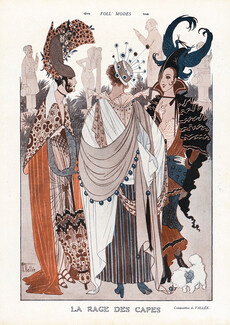 La Rage des Capes, 1914 - Armand Vallée, Foll'modes Capes Fashion Satire