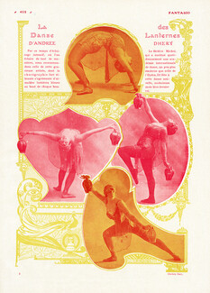 Andrée Dhery 1914 La Danse des Lanternes, Photos Bert