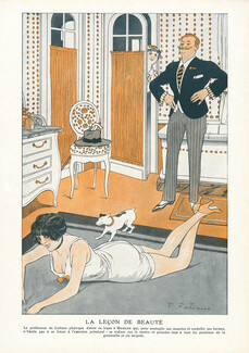 Fabiano 1913 La Leçon de Beauté, Culture Physique