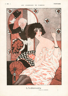 L'Indésirable, 1919 - Fabius Lorenzi The Surprised Courtesan