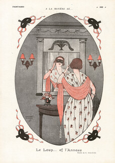 Édouard Halouze 1919 Le Loup et l'Agneau, Carnival