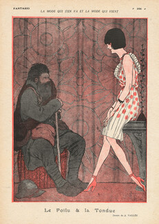 Armand Vallée 1919 Le Poilu et la Tondue