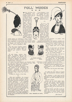Armand Vallée 1913 Foll' Modes, Fashion Satire