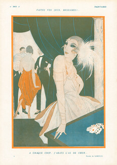 Fabius Lorenzi 1920 Roaring Twenties, Elegant Parisienne, Casino