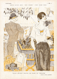 Chas Laborde 1920 Elles rêvent toutes de faire du théâtre, "Mon Homme"