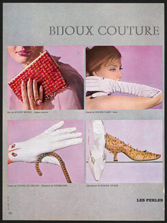 Bijoux Couture - Les Perles 1963 Roger Model, Roger Faré, Lionel Le Grand, Roger Vivier