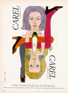Carel (Shoes) 1967 Langlais, Playing Cards