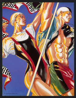 Missoni 1984 Antonio Lopez, Fashion Illustration, Olympic Games