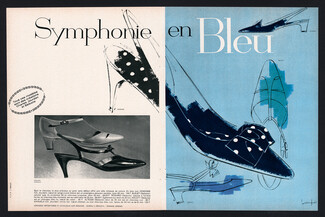 Charles Jourdan - Seducta (Shoes) 1965 J. Langlais