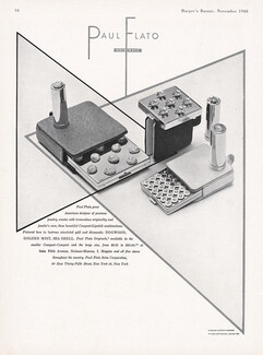 Paul Flato Originals 1948 Compact-lipstick combinations