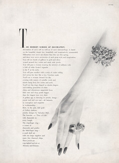 Salvador Dali (Jewels Design) 1951 Tree of life Bracelet, Little-finger Ring, Alemany and Ertman, Photo Ben Rose