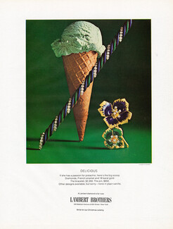 Lambert Brothers 1967 Pins, Bracelet, ice-cream cone