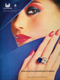 Graff (High Jewelry) 1980 Sapphire and Diamond Ring