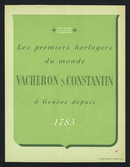 Vacheron et Constantin (Watches) 1939