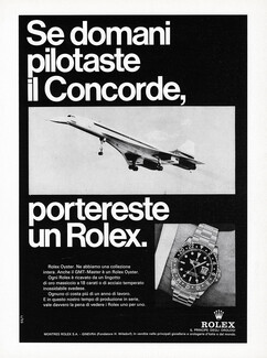 Rolex (Watches) 1973 Oyster GMT-Master Concorde Airplane (italian)