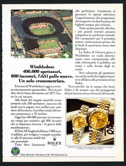 Rolex (Watches) 1990 Wimbledon, Tennis