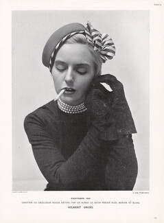 Gilbert Orcel 1949 Photo Yurek, Woman Smoking
