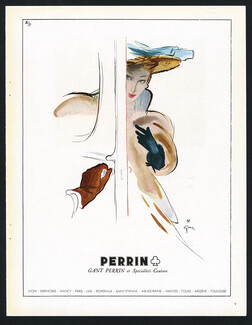 Perrin (Gloves) 1947 René Gruau