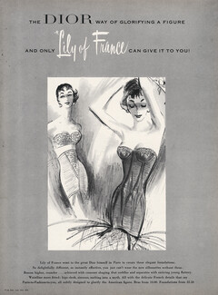 Lily of France 1955 Christian Dior, Girdle, Brassiere