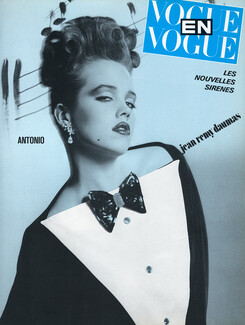 Jean-Remy Daumas 1982 Sweatshirt-smoking Laurie Mac Laughlan, Van Cleef & Arpels, Photo Simon Bocca Negra